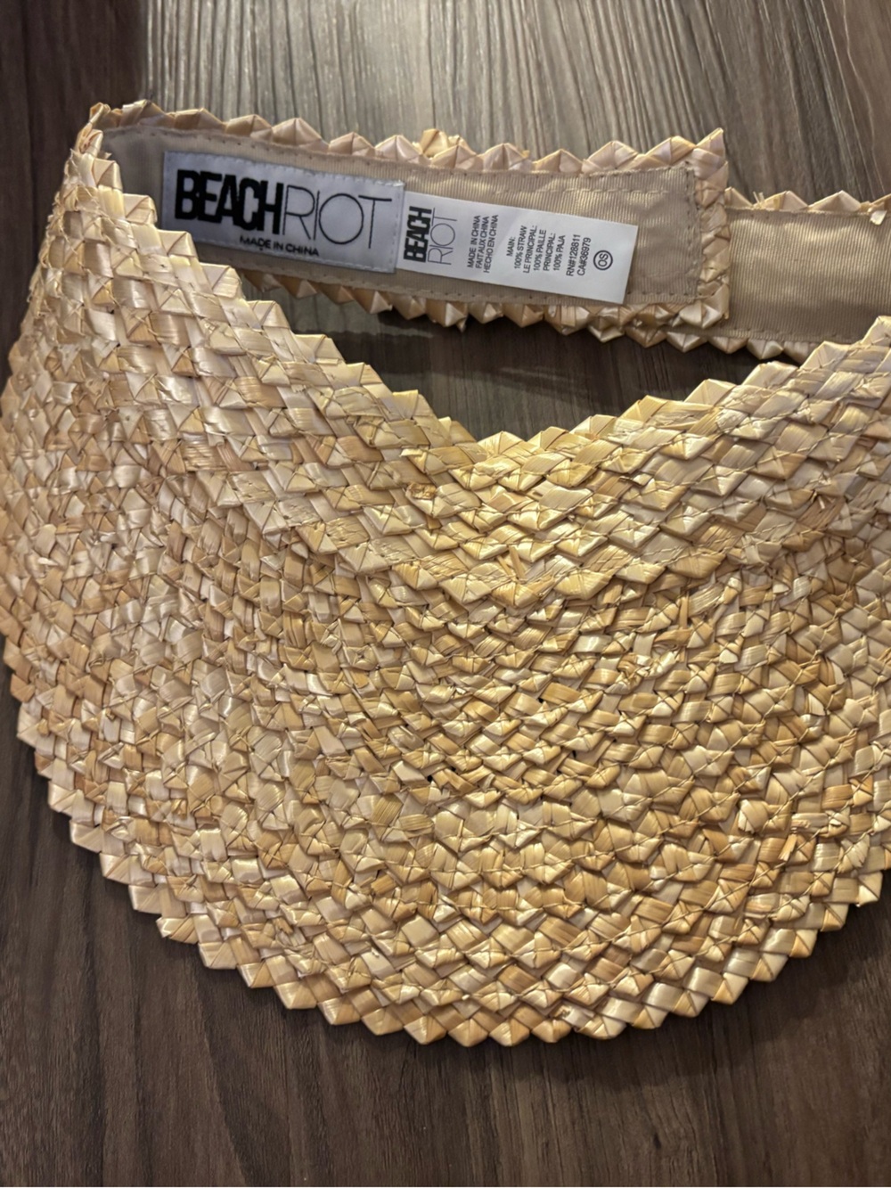 Accent or Decor - Straw Visor